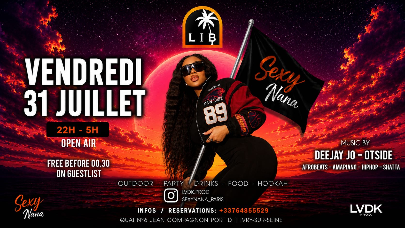 Sexy Nana - Vendredi 31/07 - Open Air - Libertalia Cover