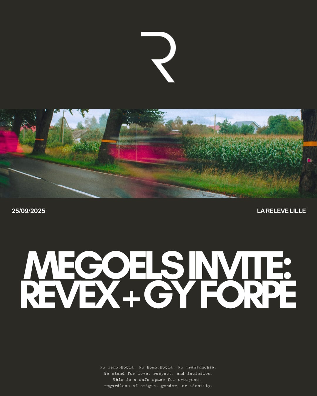 Megoels Invite: Revex + Gy Forpe Cover
