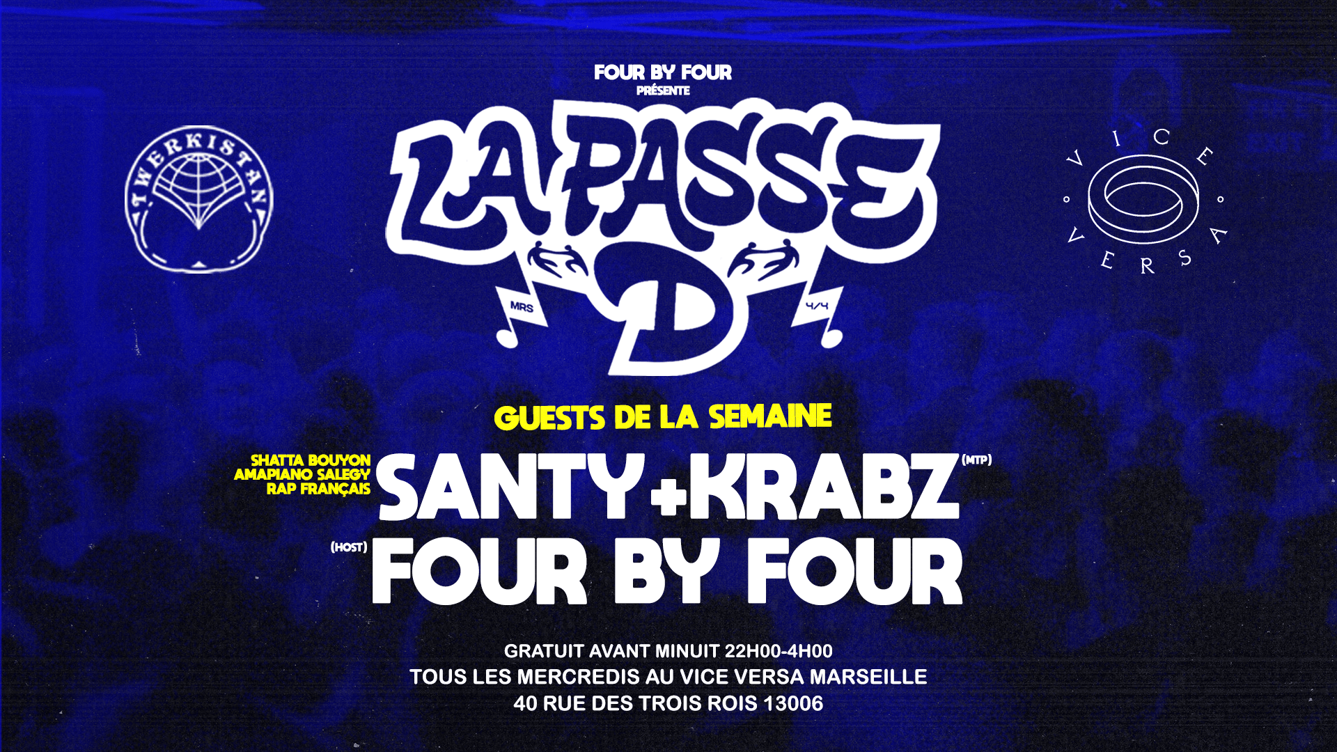 Four By Four Présente : La Passe D W/ Santy + Krabz Cover