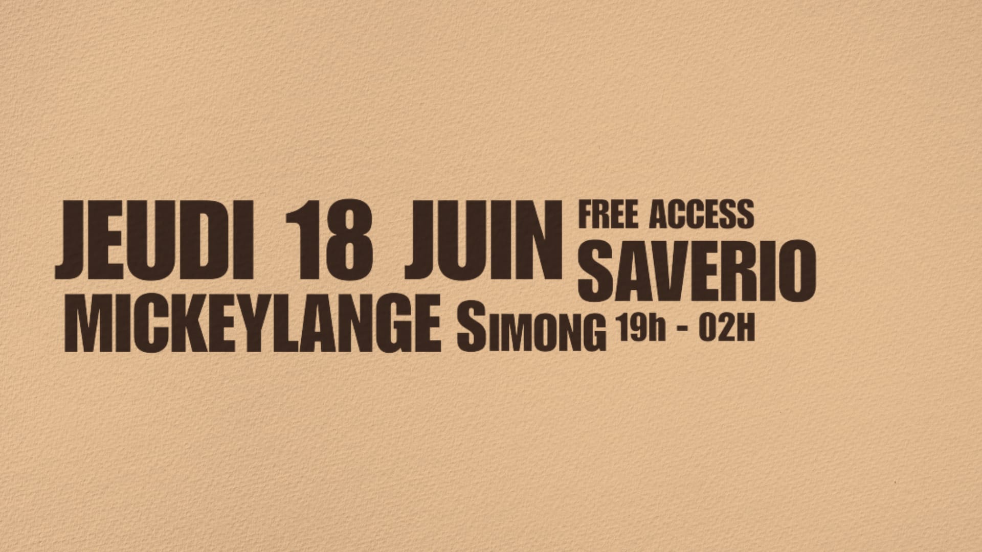 Réouverture De La Saison, Saverio - Mickeylange - Simon G Cover