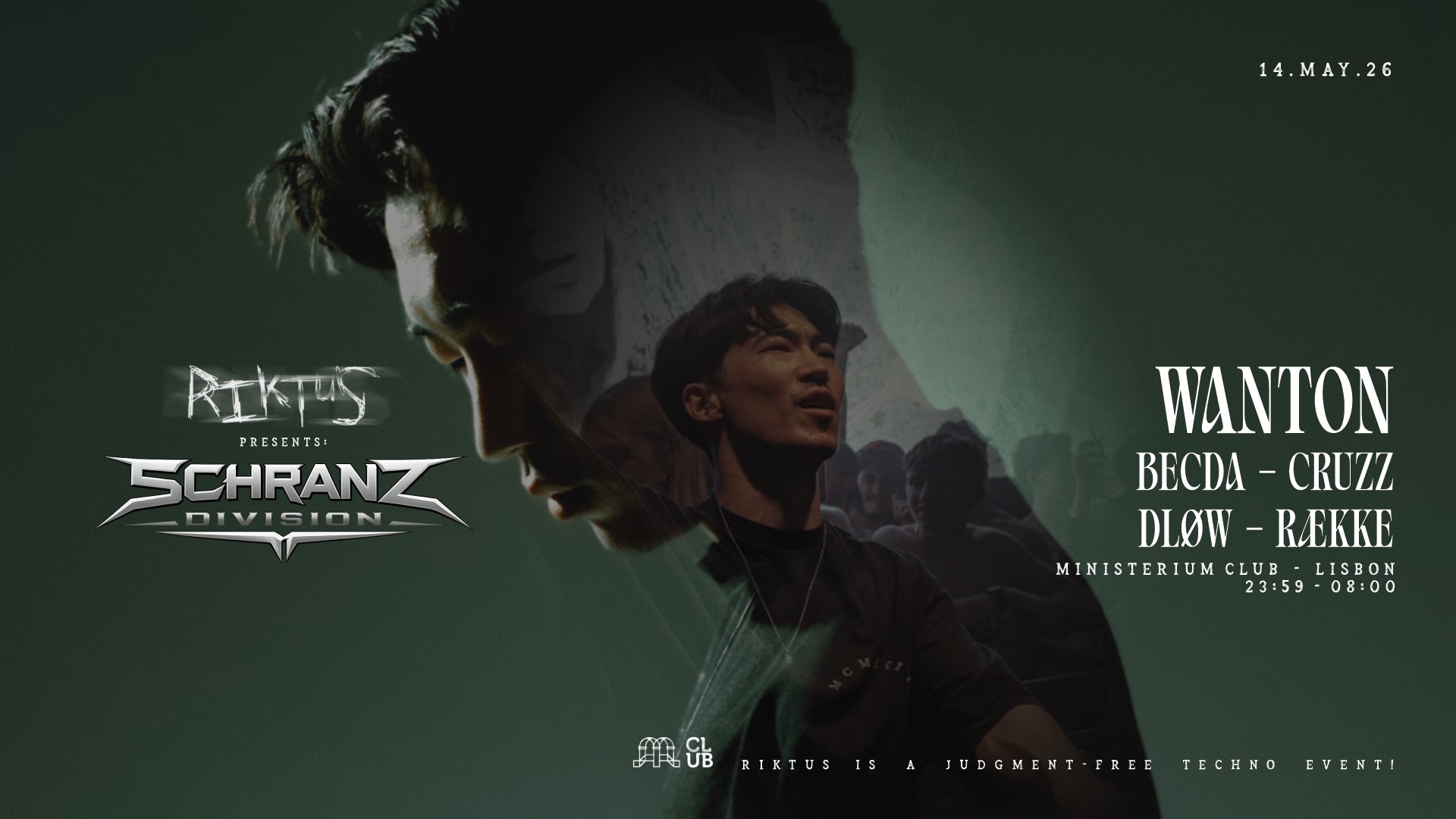 Riktus: Schranz Division W/ Wanton (Fr), Becda, Række & More Cover