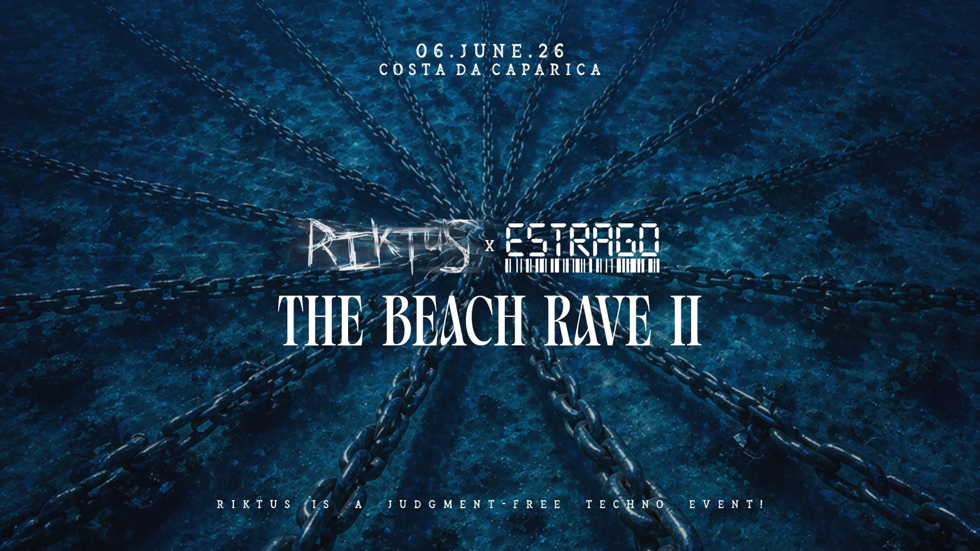 Riktus X Estrago: The Beach Rave II With Callush (De) Cover