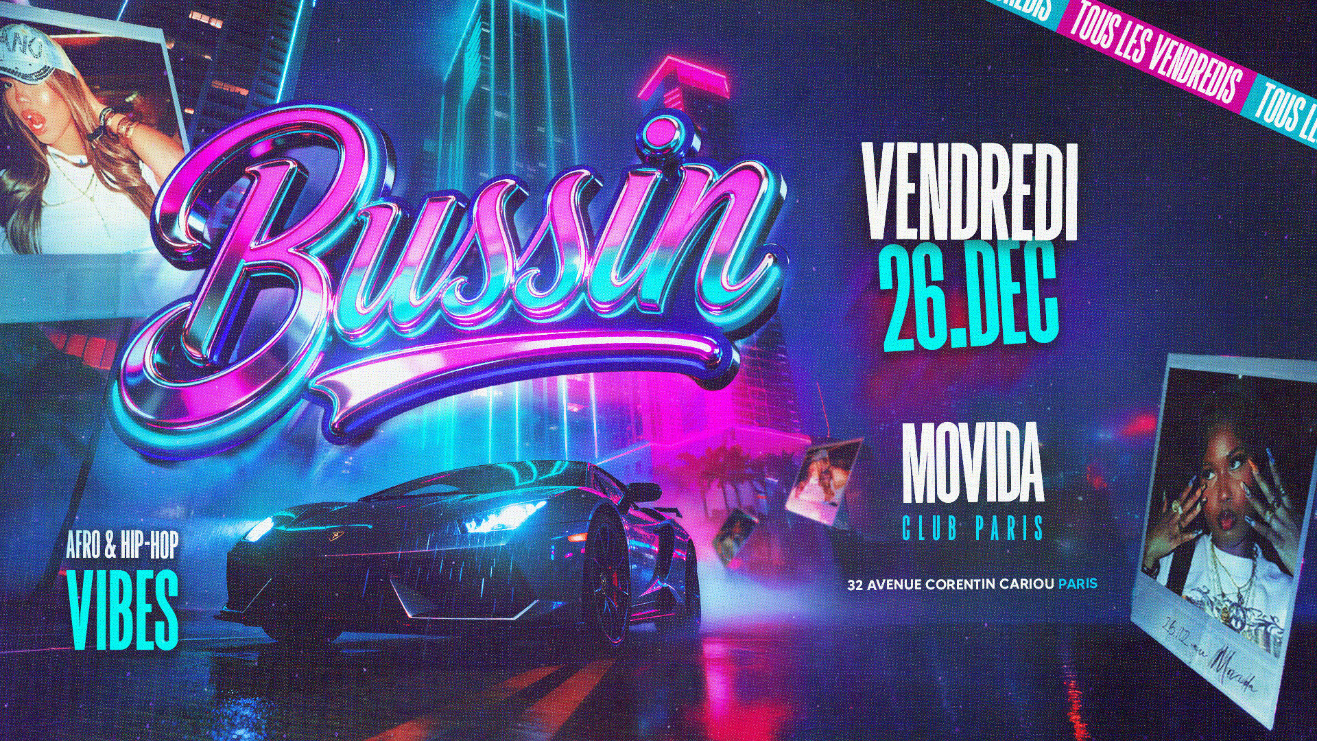 Bussin - Soiree Hip Hop & Afrobeat Cover