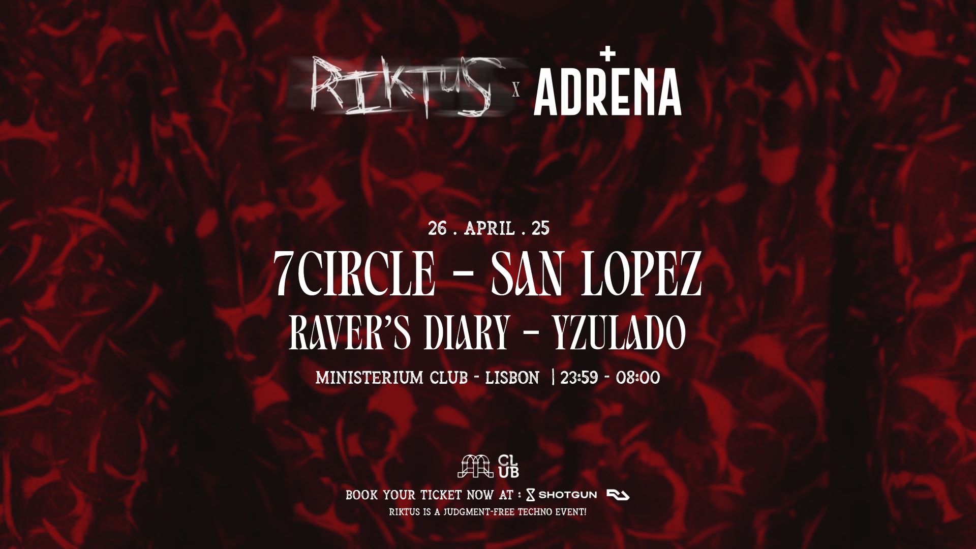 Adrena By Riktus With 7circle (It), San Lopez (Es) And More Cover