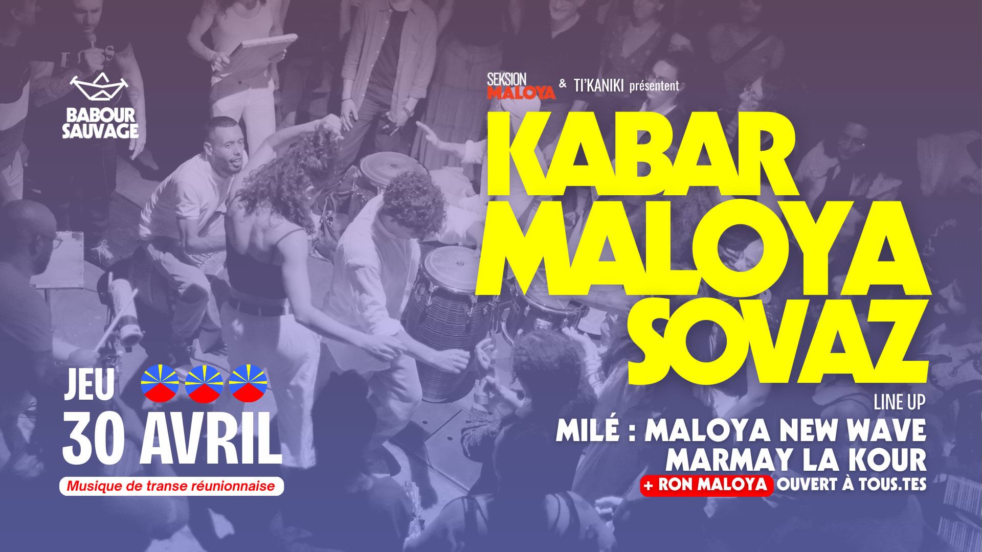 Kabar Maloya Sovaz : Marmay La Kour + Milé Maloya New Wave Cover