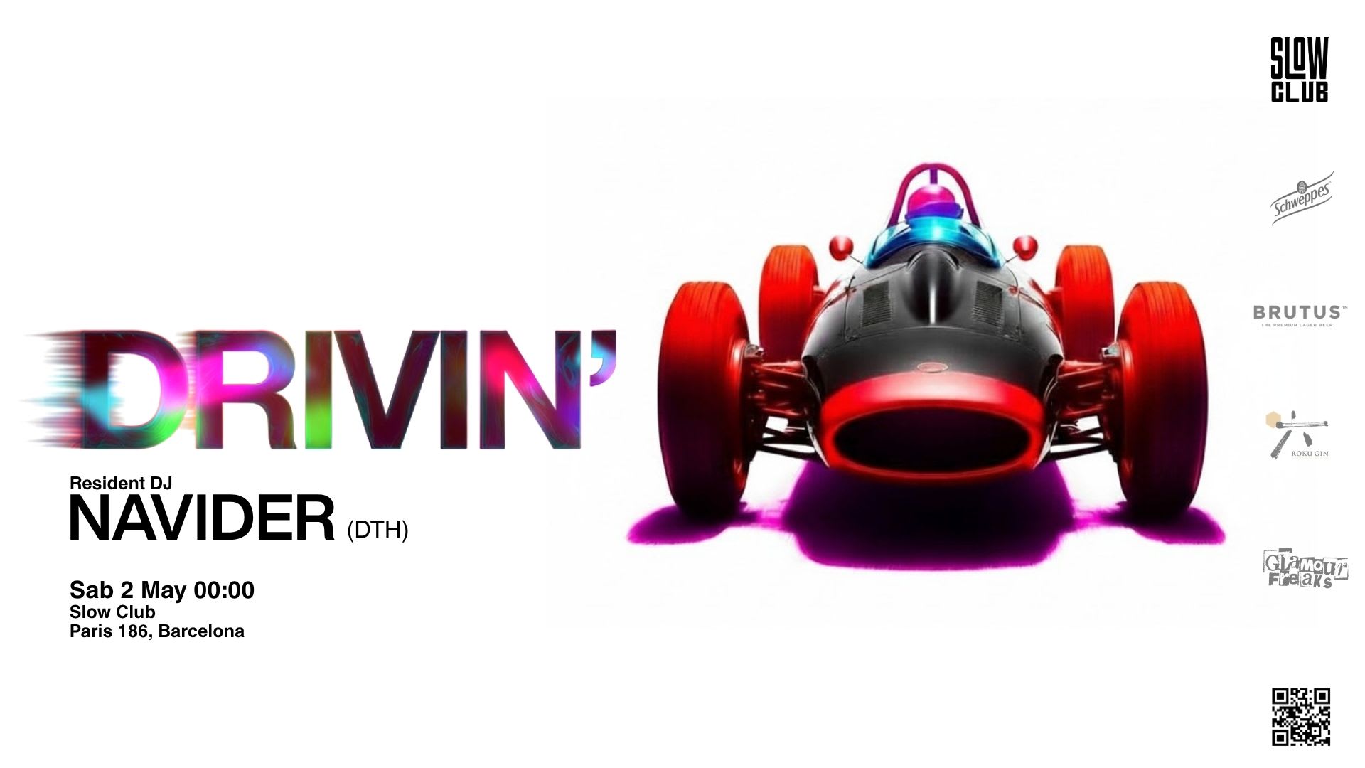Drivin' Pres. Navider | [Drink Included] Cover