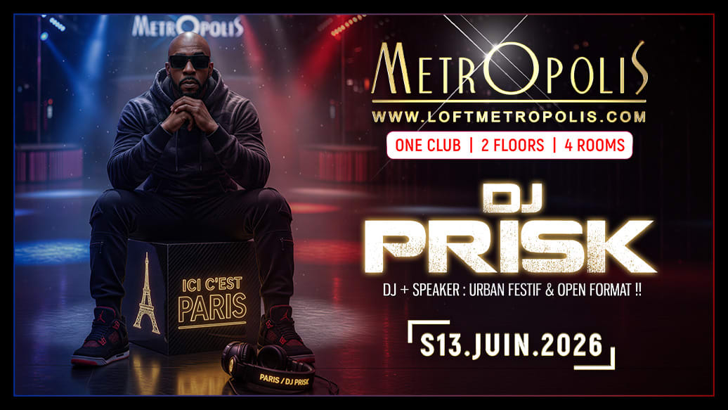 Dj Prisk - Metropolis Paris Cover