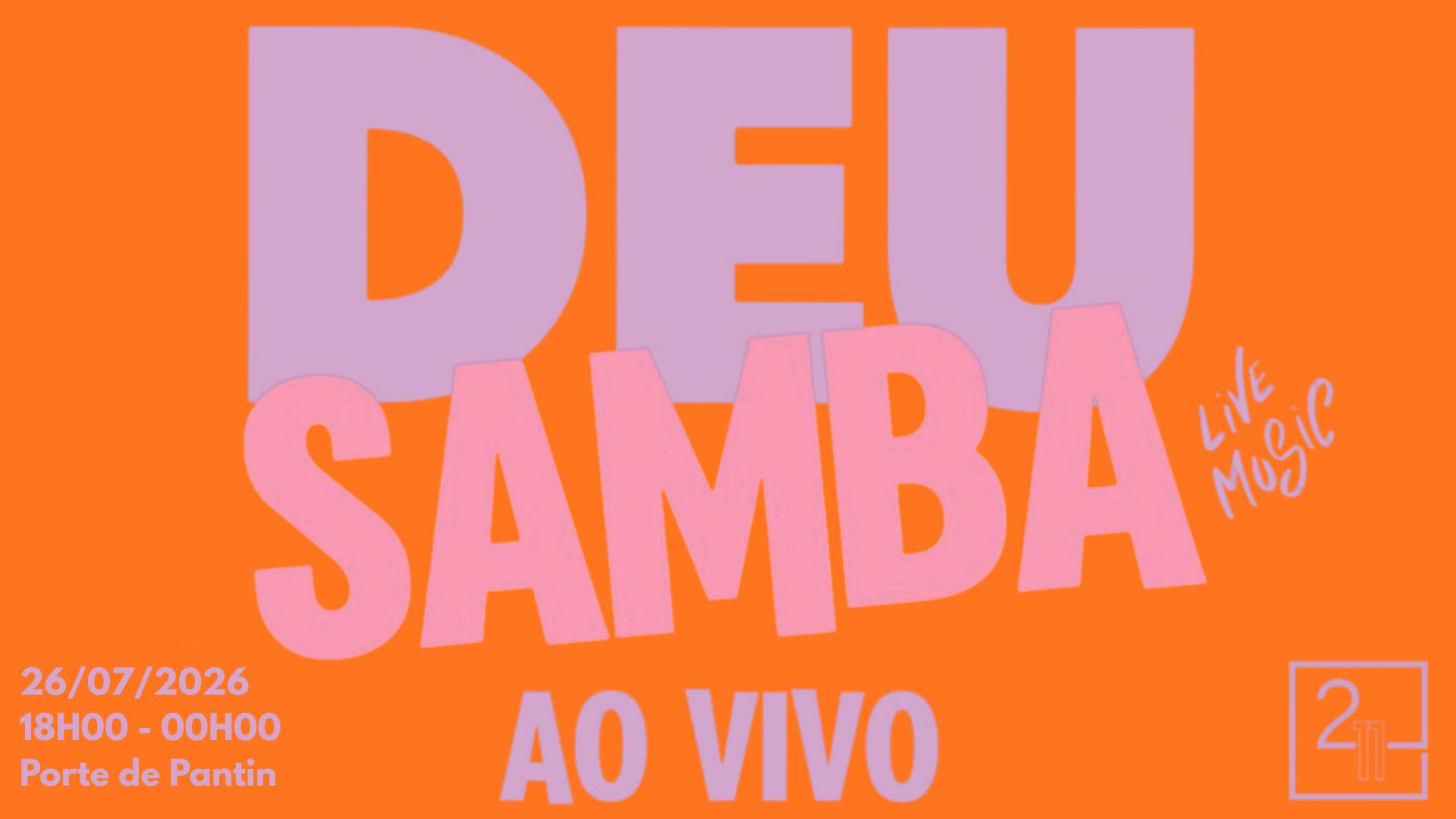 Deu Samba Cover