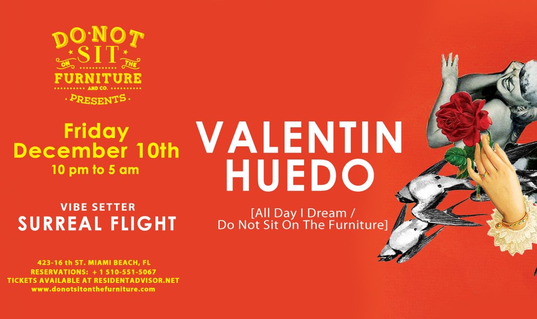 Valentin Huedo [All Day I Dream / Do Not Sit On The Furniture] Cover