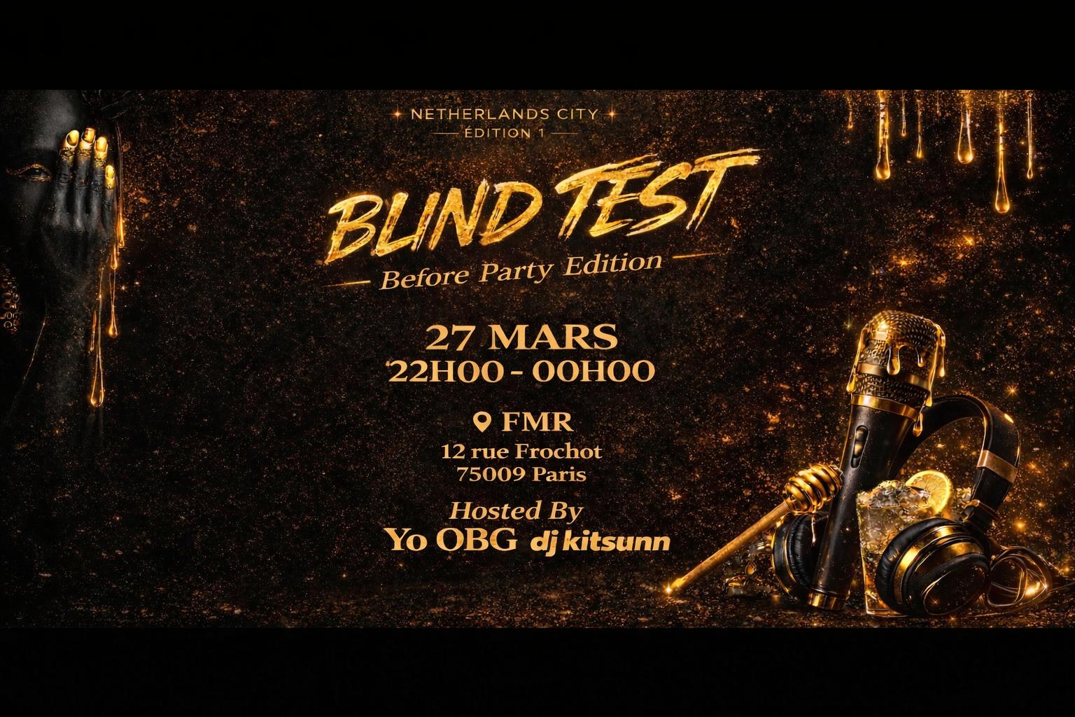 Blind Test - Before Party Fmr / Honey Club Cover