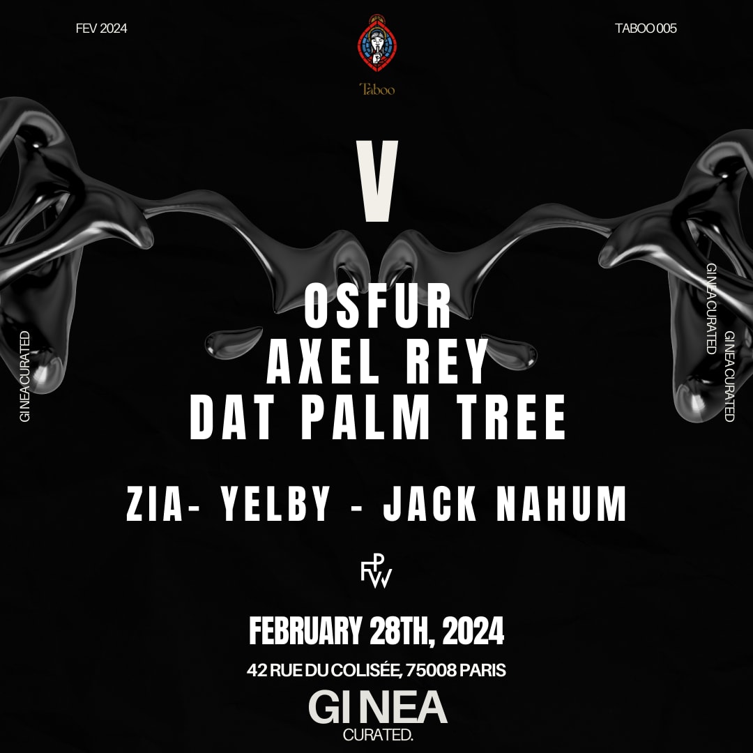 Gi Nea Curated. X Taboo Paris [Pfw Edition] Cover