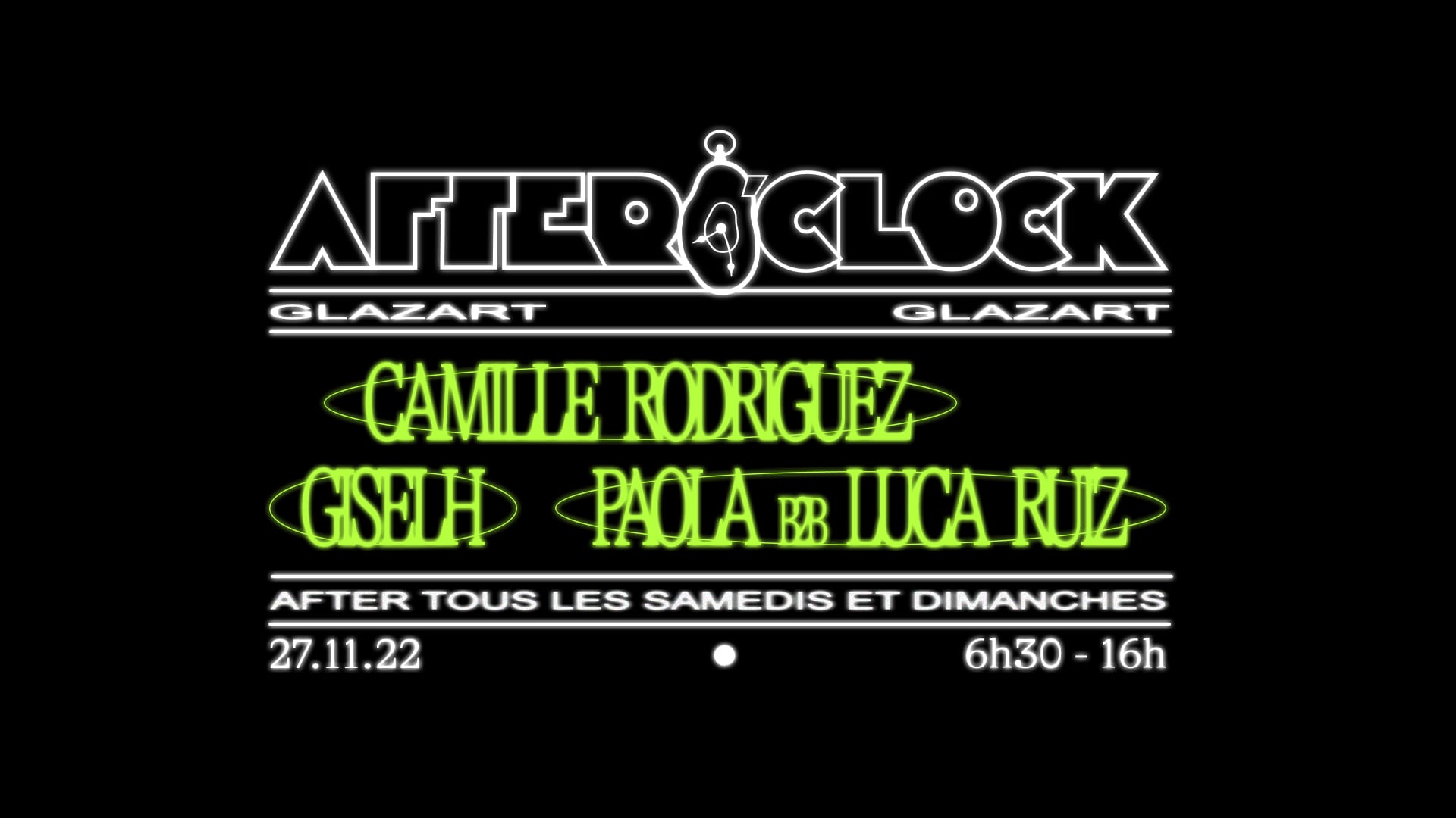 After O'clock : Camille Rodriguez, Giselh, Paola, Luca Ruiz Cover