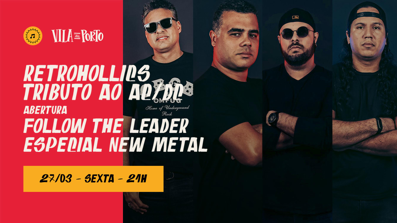 Tributo Ac/DC E Numetal // 27.03 // Retroholics E Ftl Cover