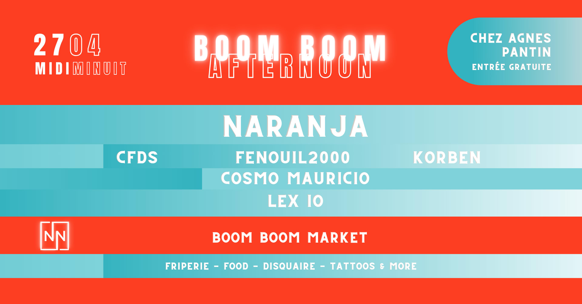 [Gratuit] Boom Boom Afternoon #001 Curated By Neon Noir Crew Cover