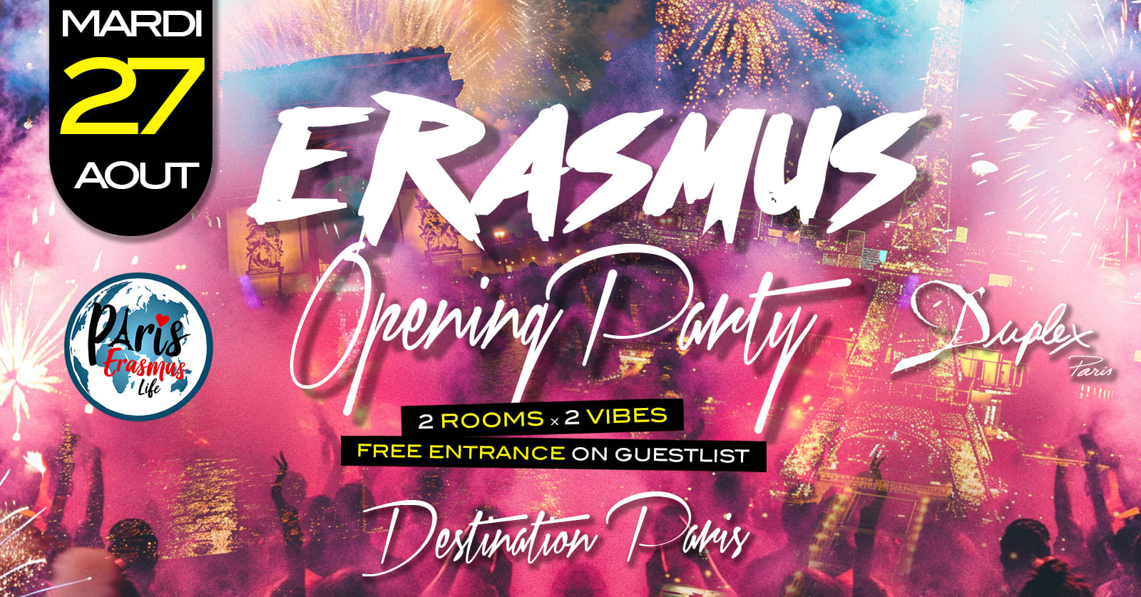 Erasmus Opening Party At Duplex Cover