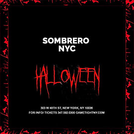 Sombrero Nyc Halloween Party 2024 Cover