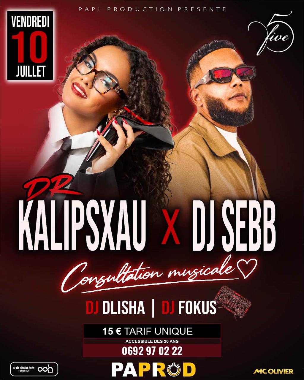 Kalipsxau X Dj Sebb - Five Club Cover