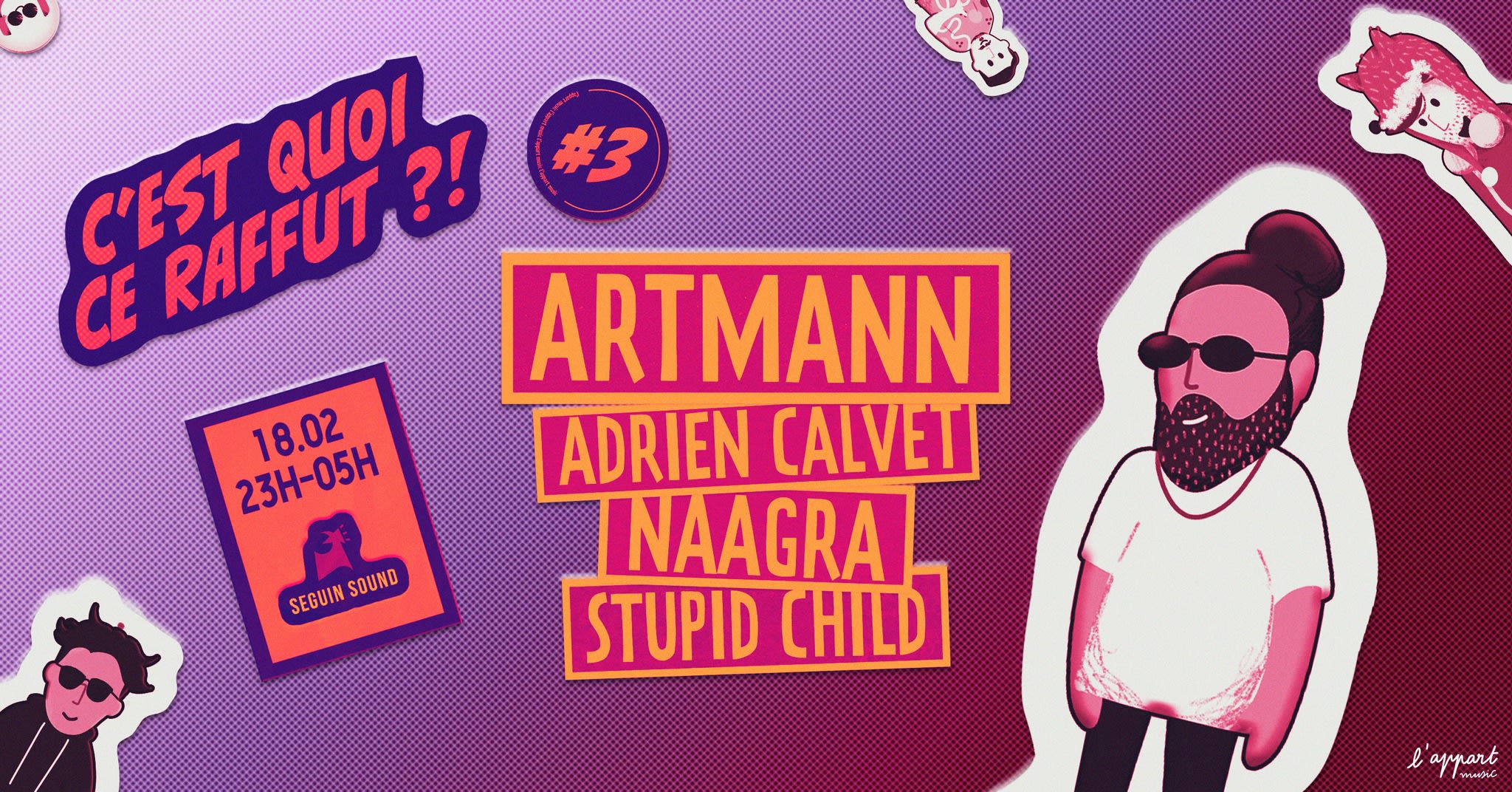 C'est Quoi Ce Raffut ?! #3 ‎• Artmann Cover