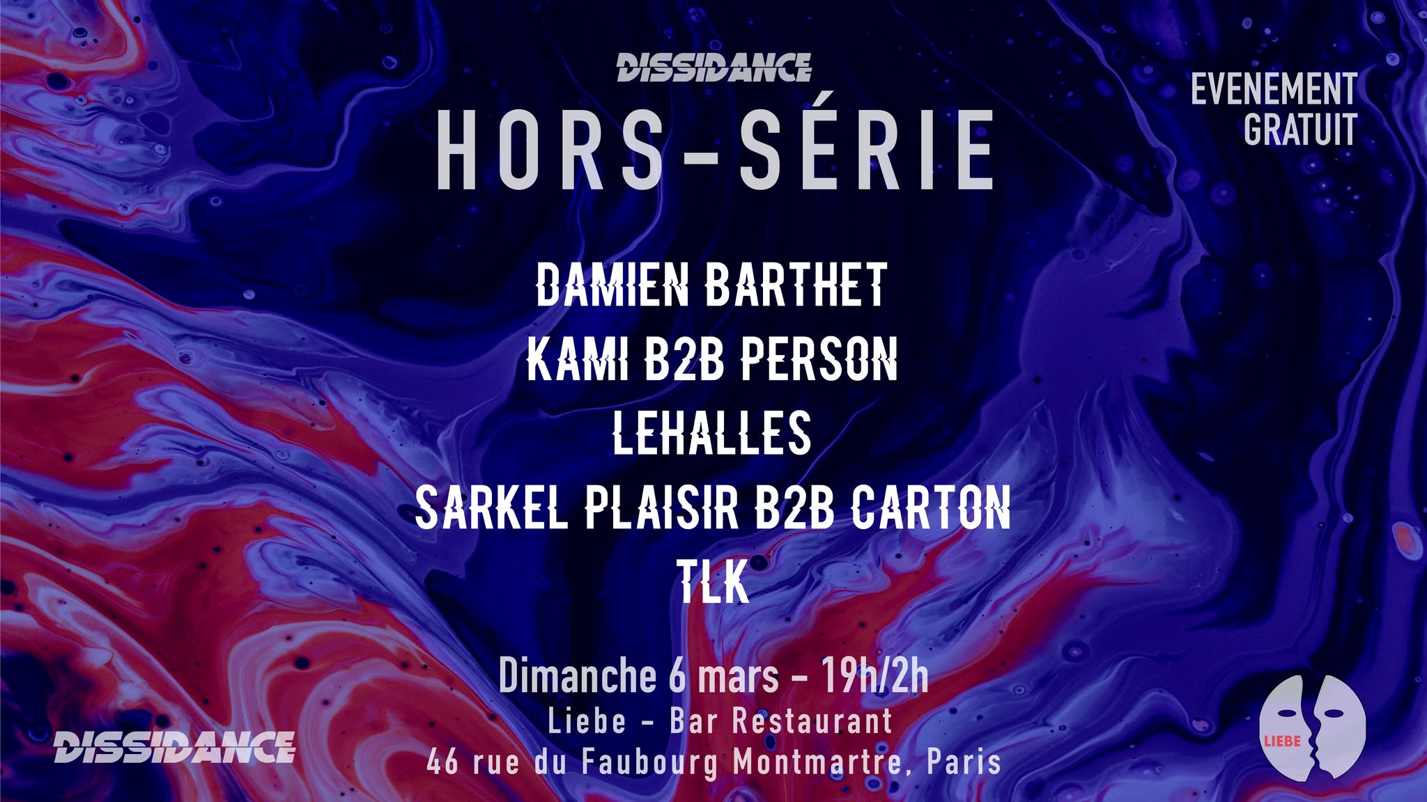 Dissidance X Liebe \\ Hors-Série Cover