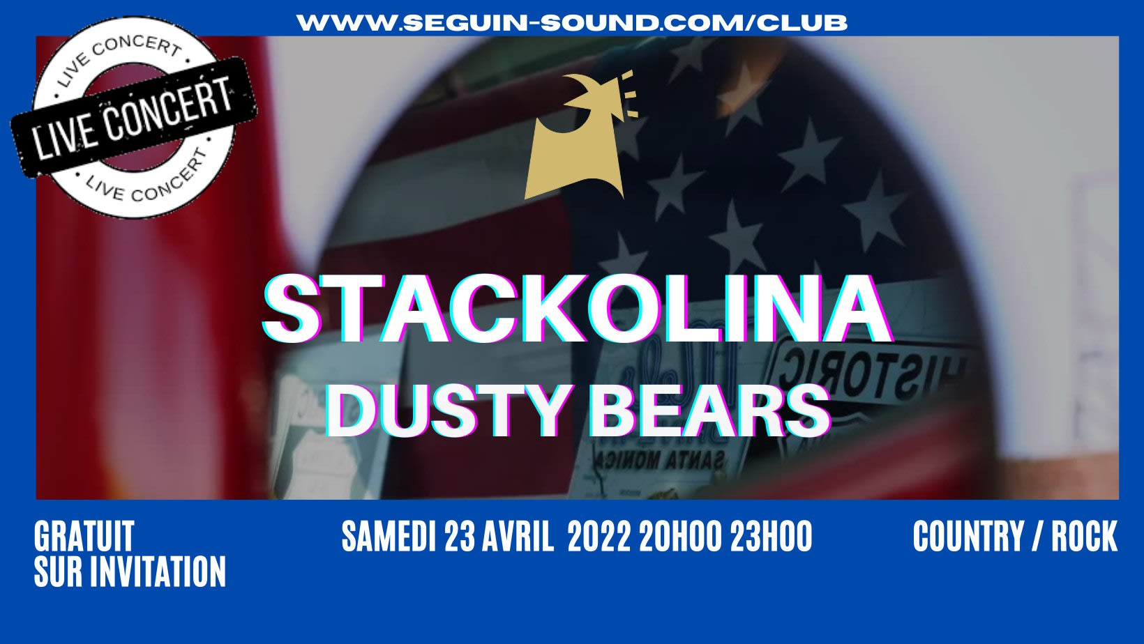 Concert : Stackolina & Dusty Bears Cover