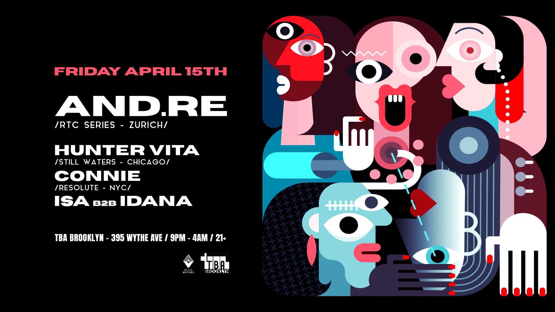 Club Night: And.Re / Hunter Vita / Connie / Isa & Idana Cover
