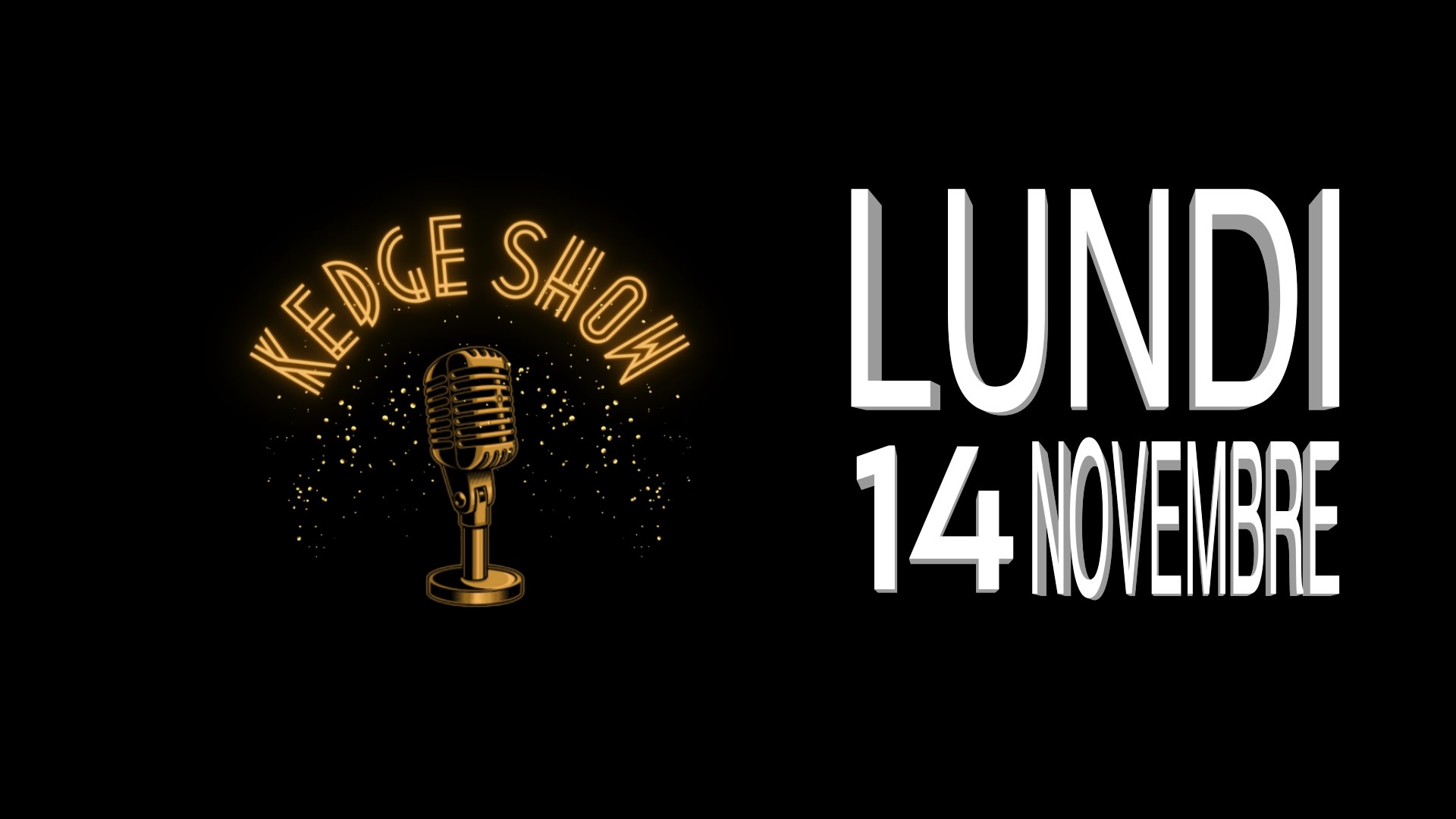 Kedge Show 💫 Cover