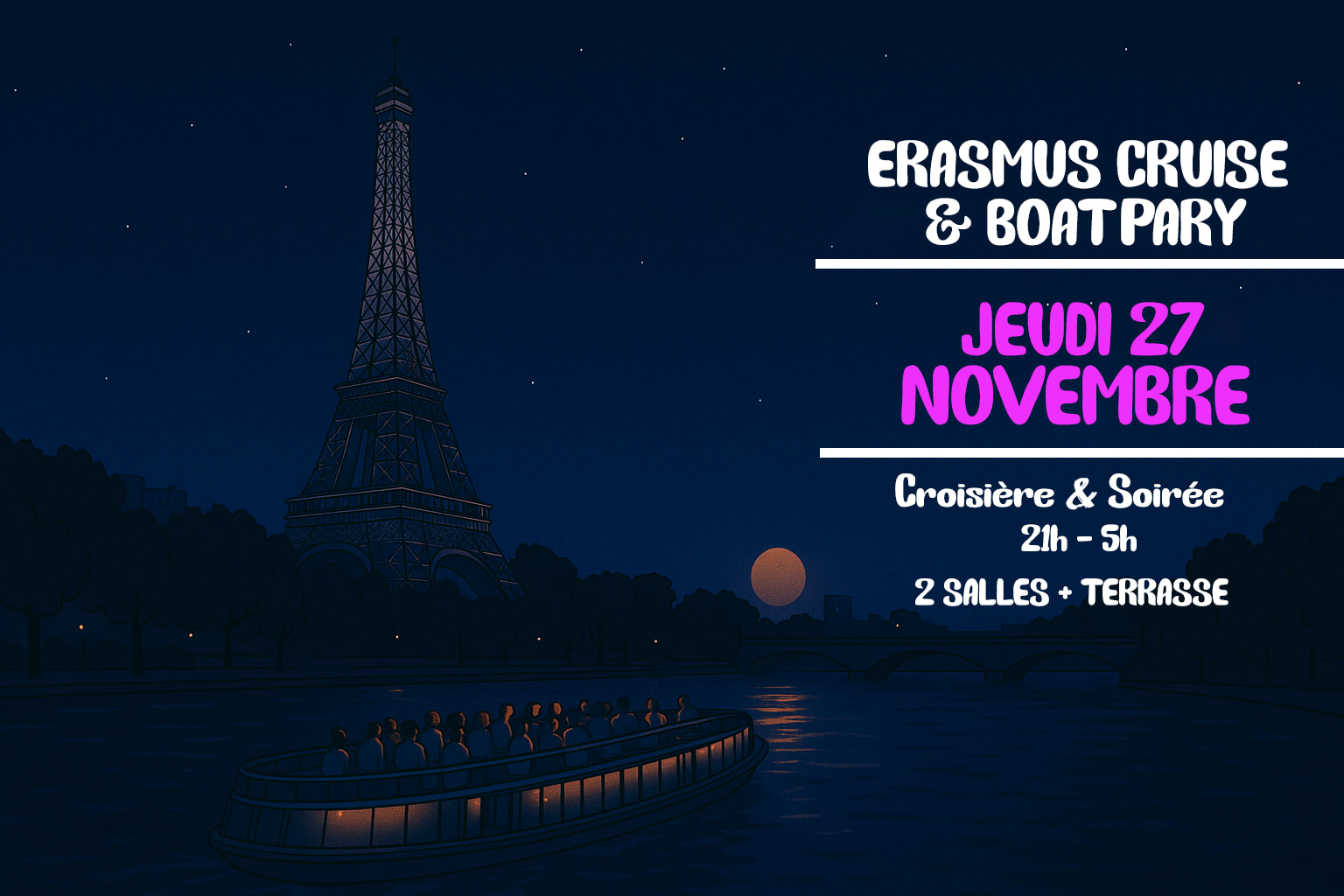 Erasmus Cruise & Boat ( Last Of The Year ) Cover