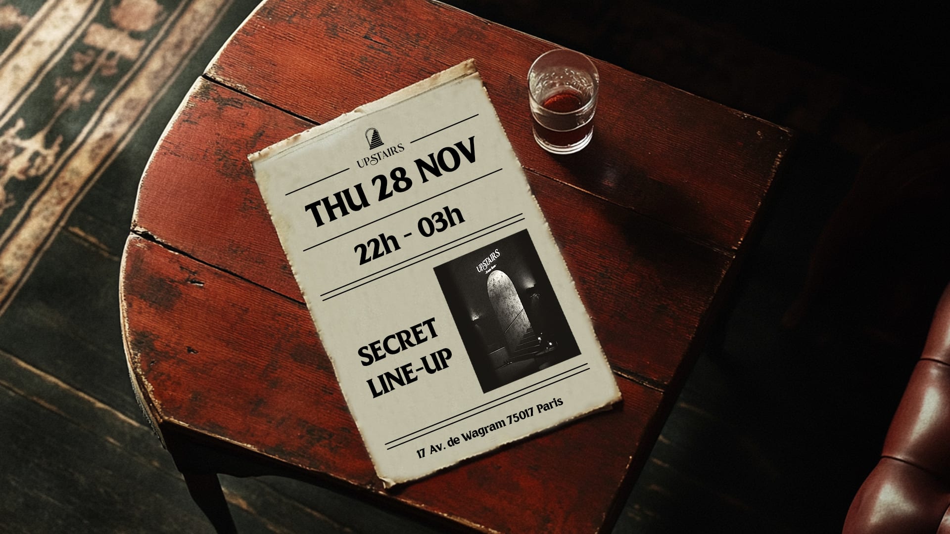 Upstairs - Private Room | 28 Nov Cover