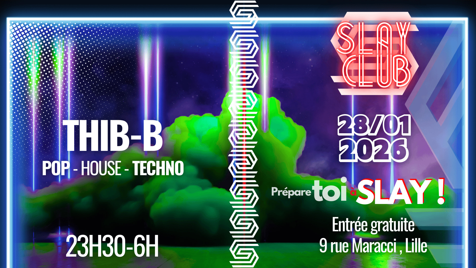 Slay Club : Dj Thib B 28/01 Cover