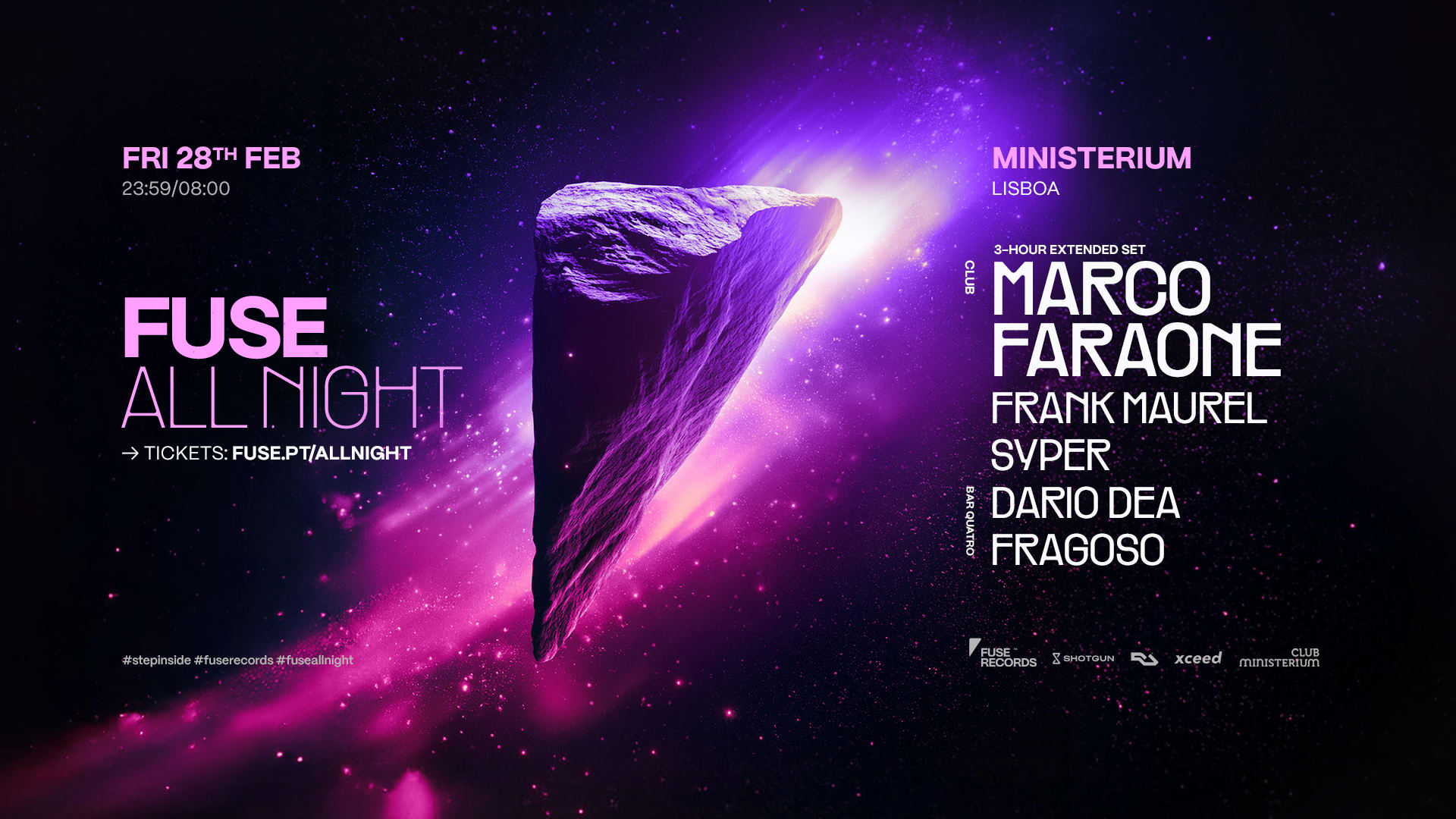 Fuse All Night: Marco Faraone Cover