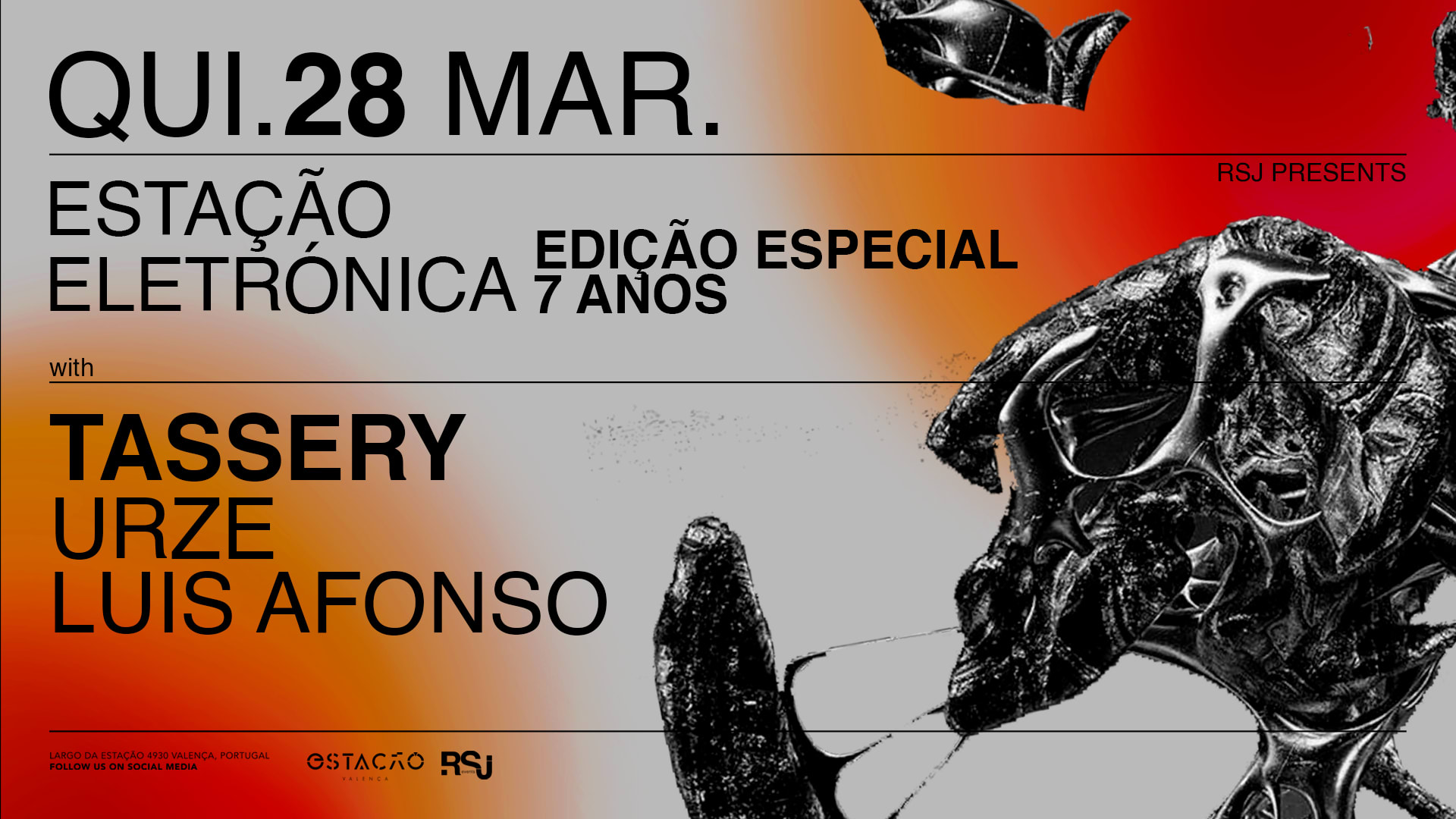 7 Anos De Estação Eletrónica C/ Tassery, Urze, Luís Afonso Cover