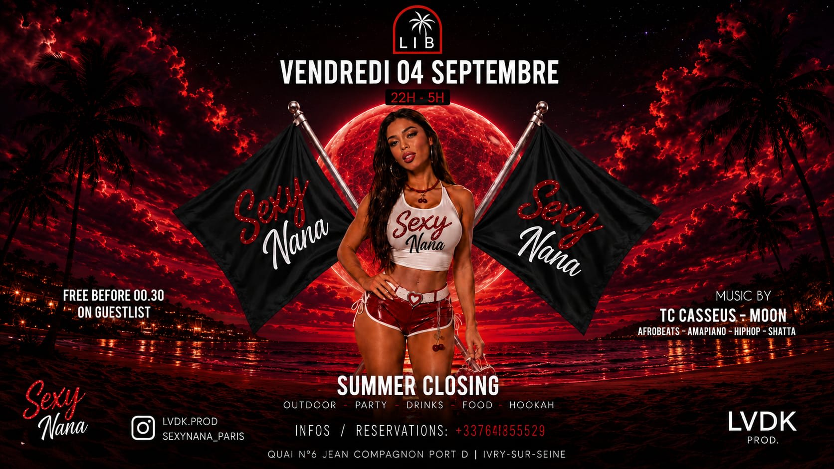 Sexy Nana - Summer Closing - Open Air - 04/09 - Libertalia Cover