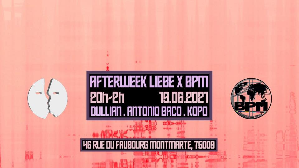 Afterweek Bpm X Liebe Cover