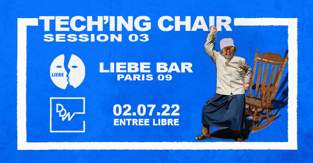 Tech'ing Chair Session 3 - Ddw X Liebe Bar Cover