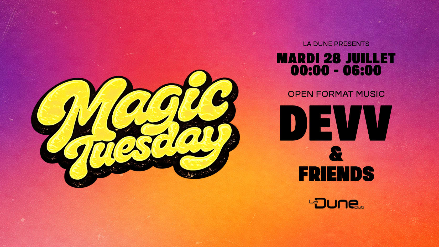 Magic Tuesday - Mardi 28 Juillet Cover