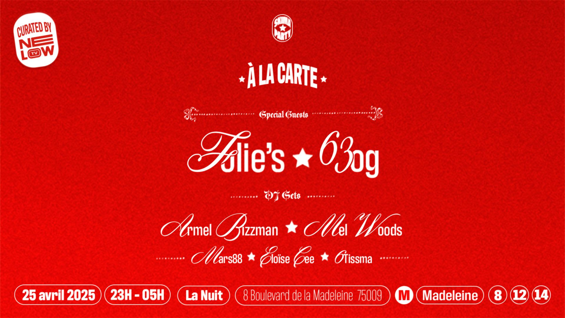 Folie’S & 63og, Armel Bizmann, Mel Woods And More @Lanuit Cover