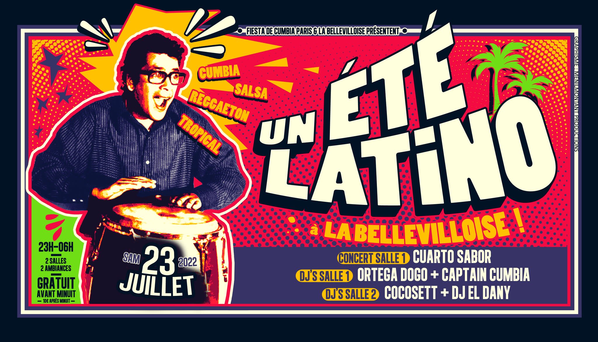 Un Ete Latino À La Bellevilloise | 23.07.22 Cover