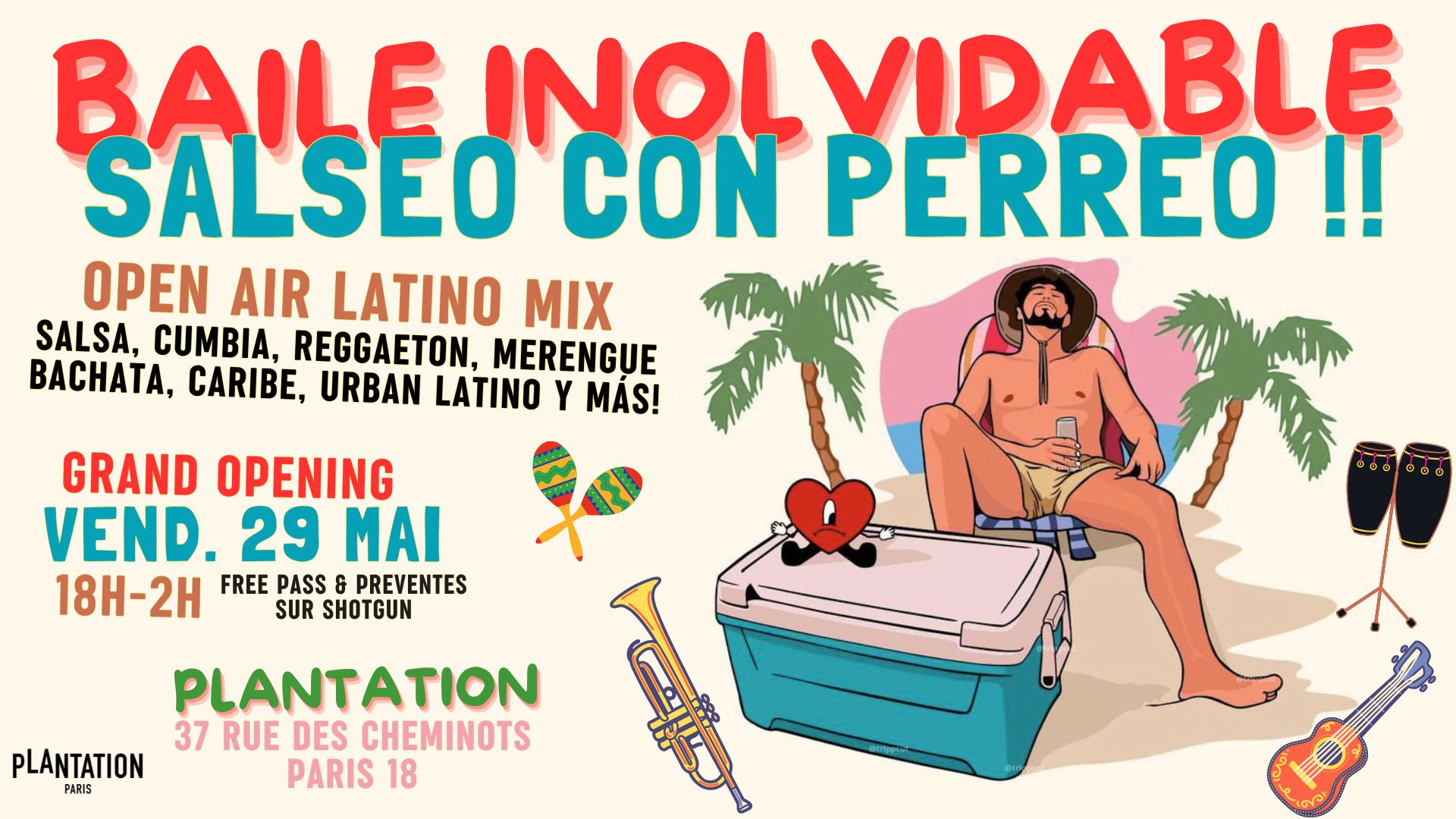 Baile Inolvidable - Open Air Latino MIX Salseo Con Perreo ! Cover