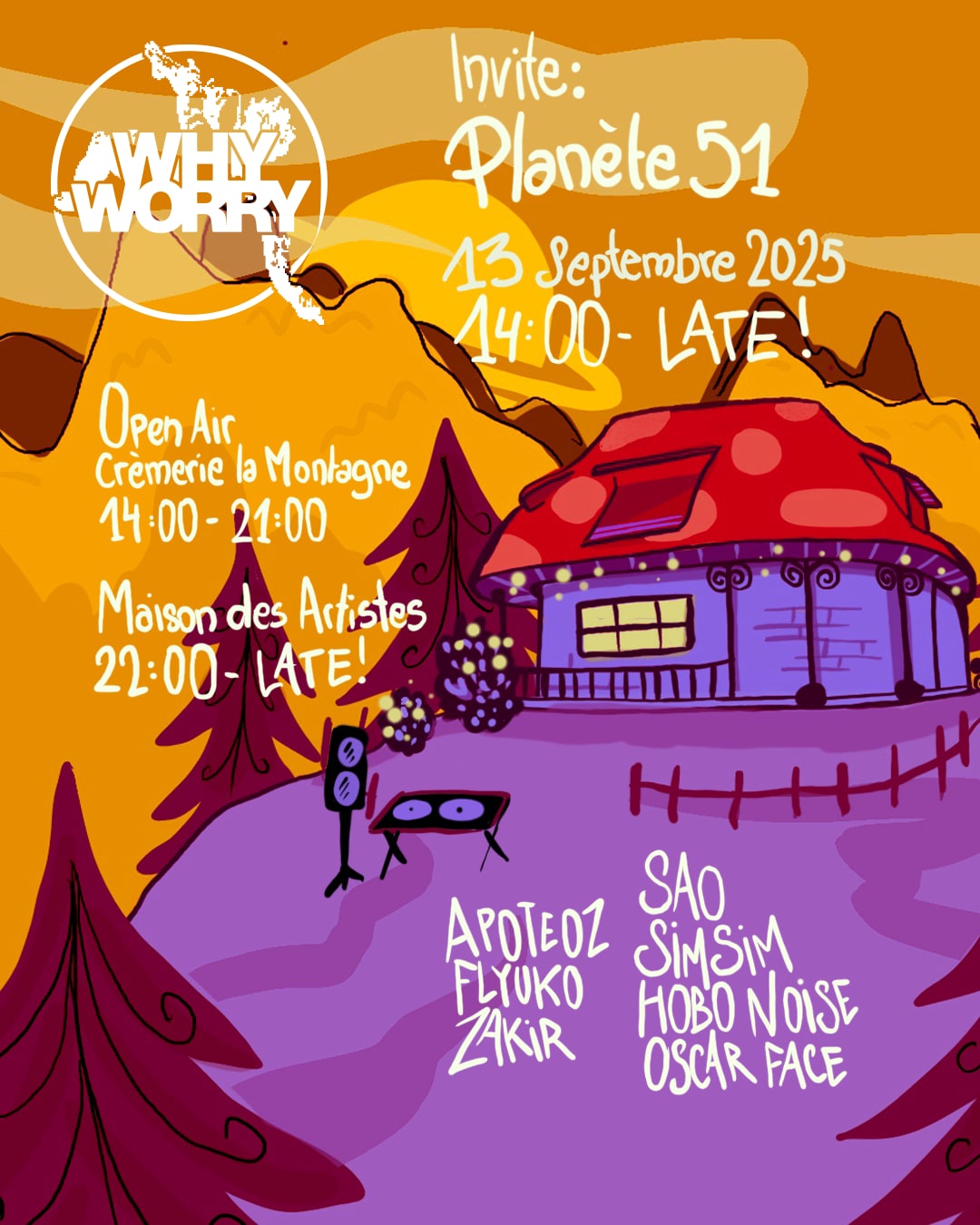 Why Worry - Planète 51 Cover