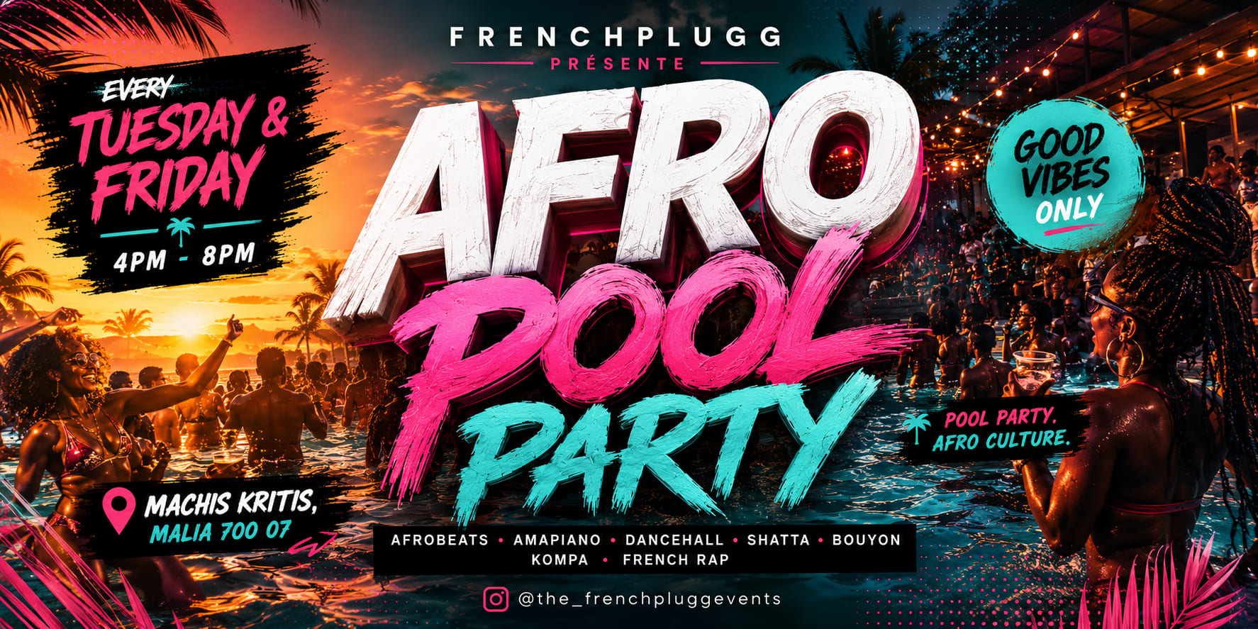 Summer Splash Afrocaribbean Pool Party Cover