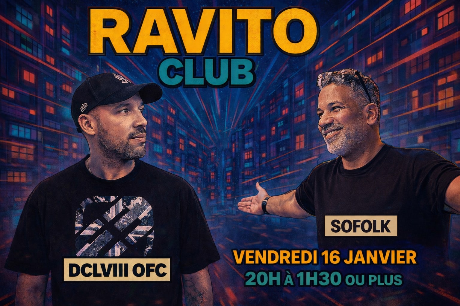 Ravito Club Invite DCLVIII Ofc X Sofolk Cover