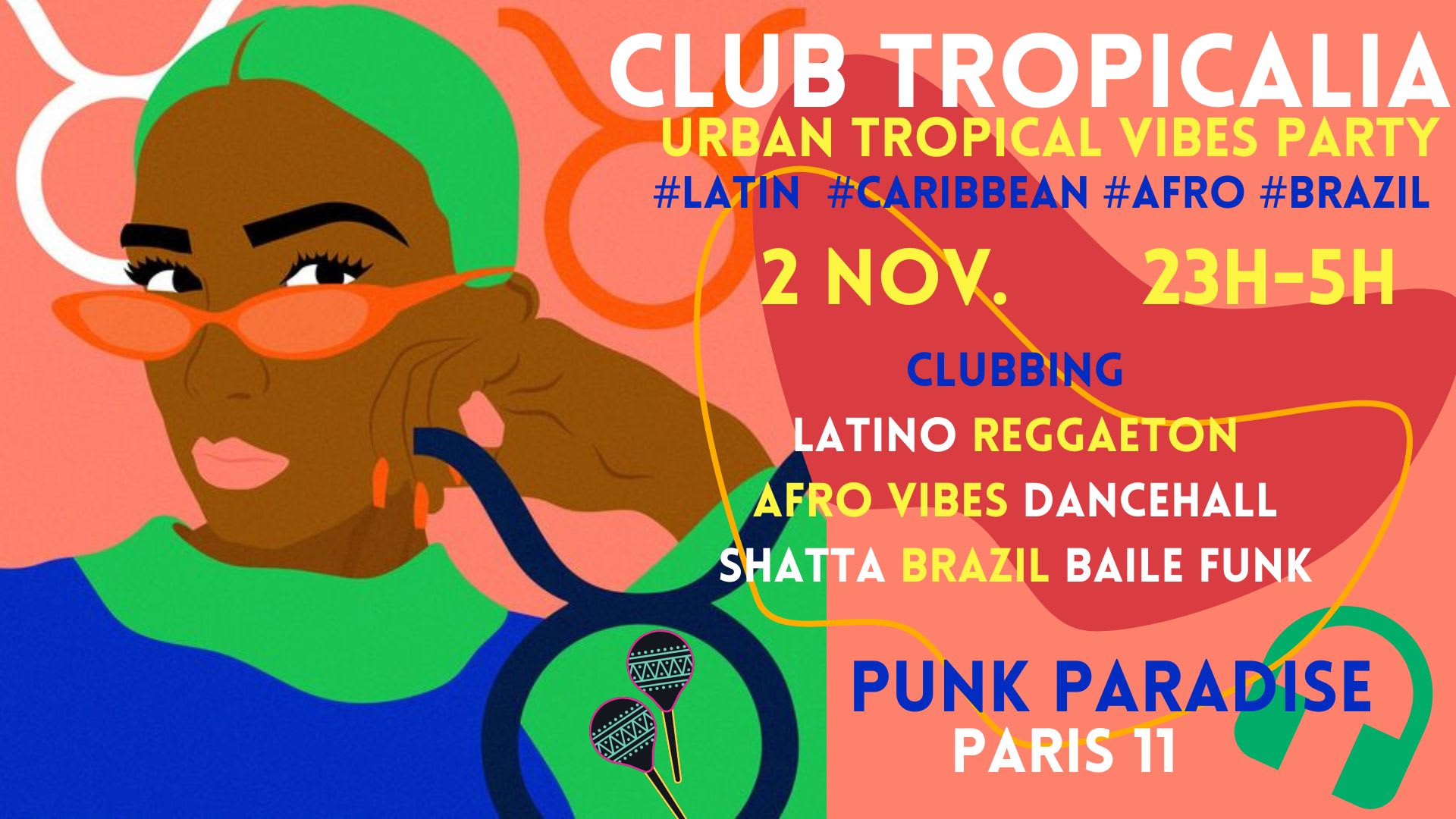 Club Tropicalia 2/11 ~Afro, Latin, Caribbean, Brazil Vibes! Cover