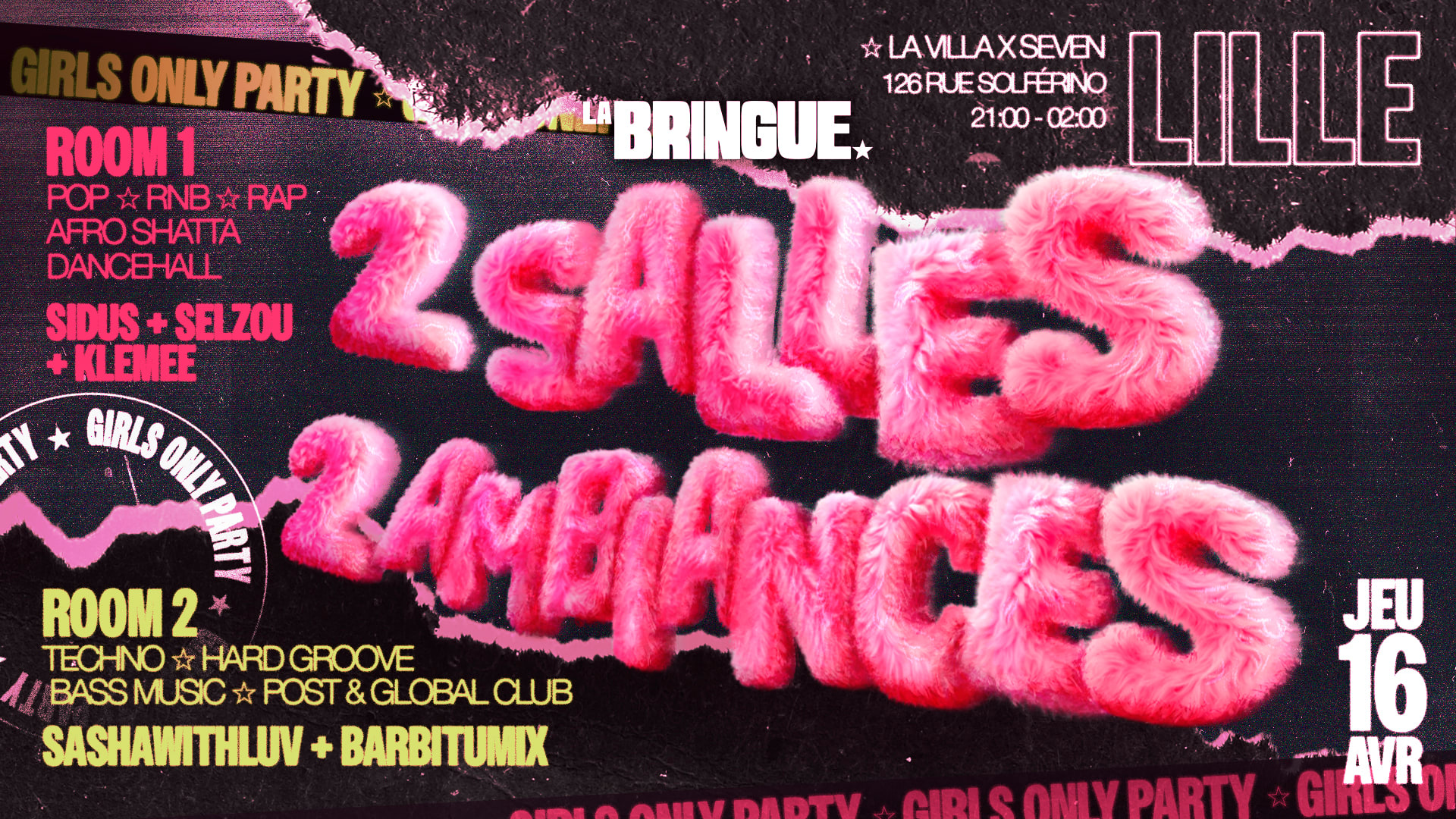 La Bringue - 2 Salles 2 Ambiances - Lille Cover