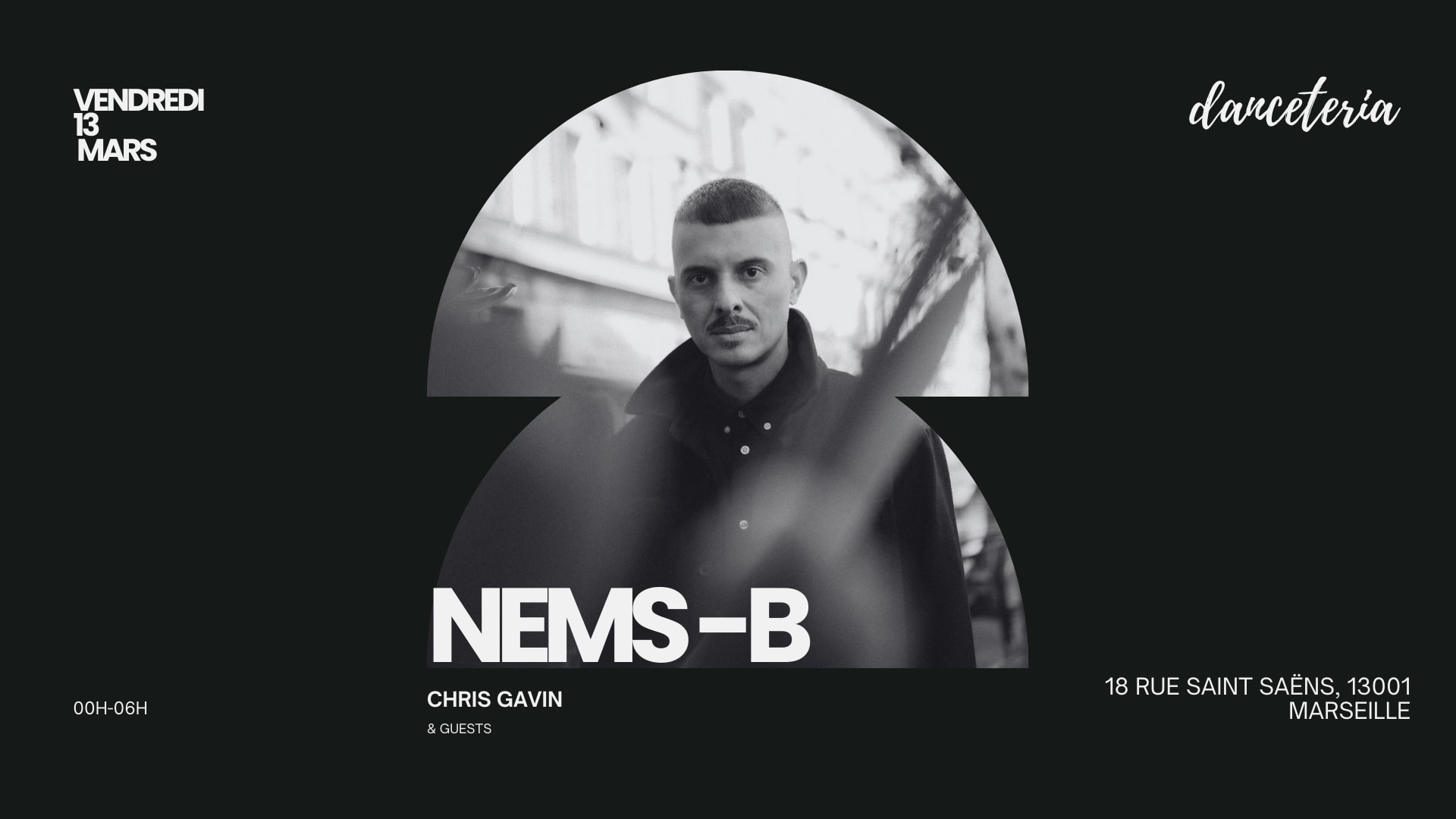 Nems-B (Phonons) @ Danceteria Cover