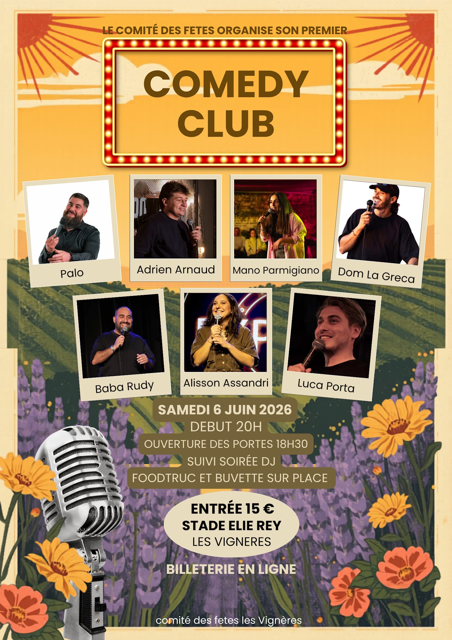 Comedy Club Les Vigneres Cover