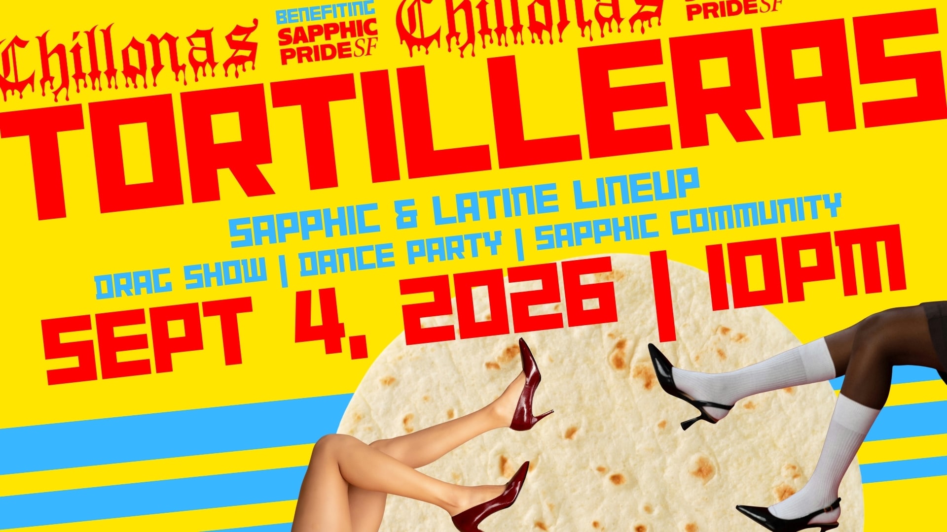 Tortilleras - Sapphic Latine Drag Show And Dance Party Cover