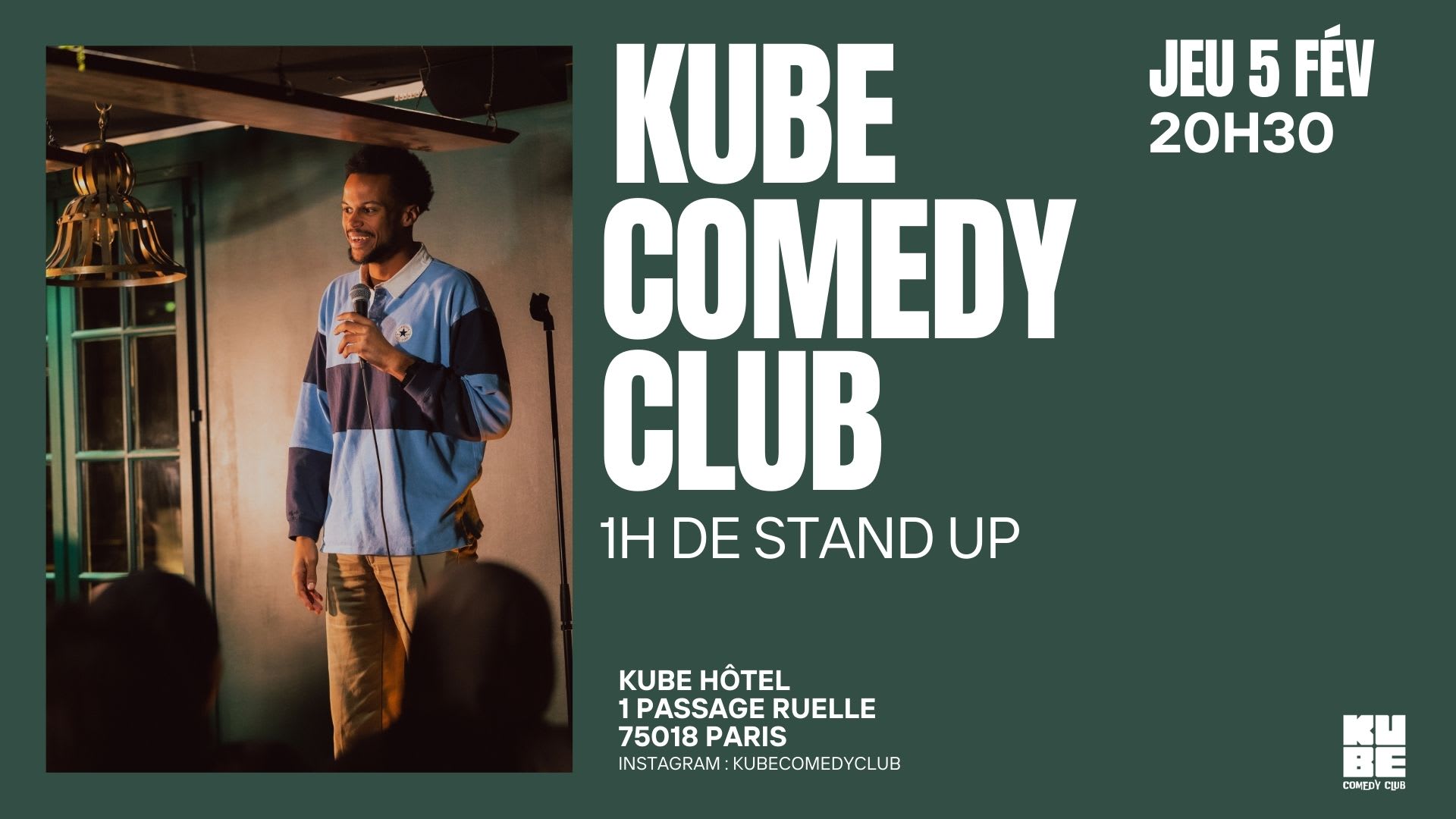 Kube Comedy Club 05/02- 20h30 (Stand Up) Cover