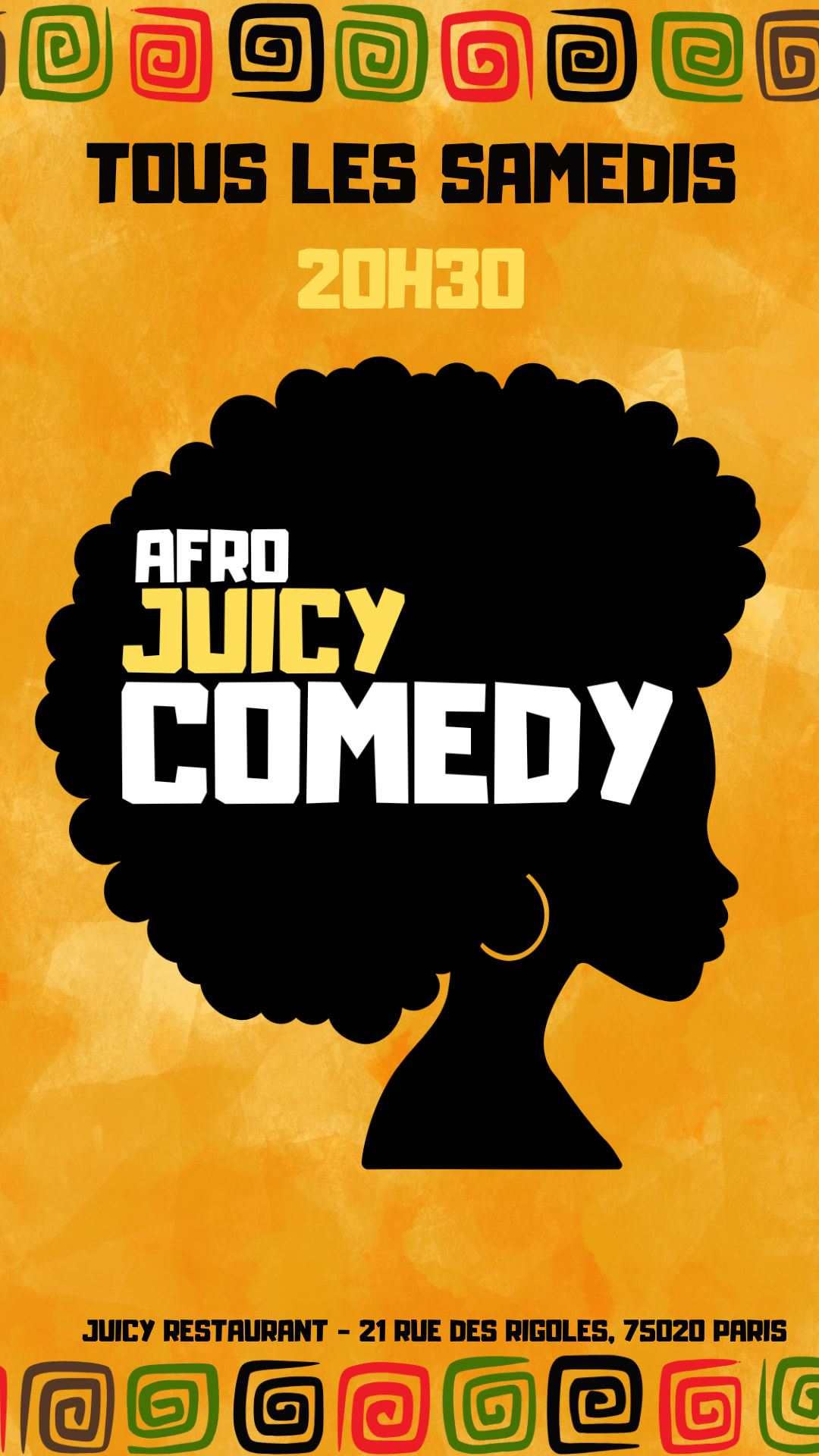 Afro Juicy Comedy Cover