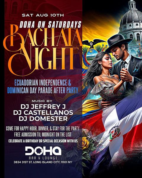 Bachata Night At Doha Bar Lounge Cover