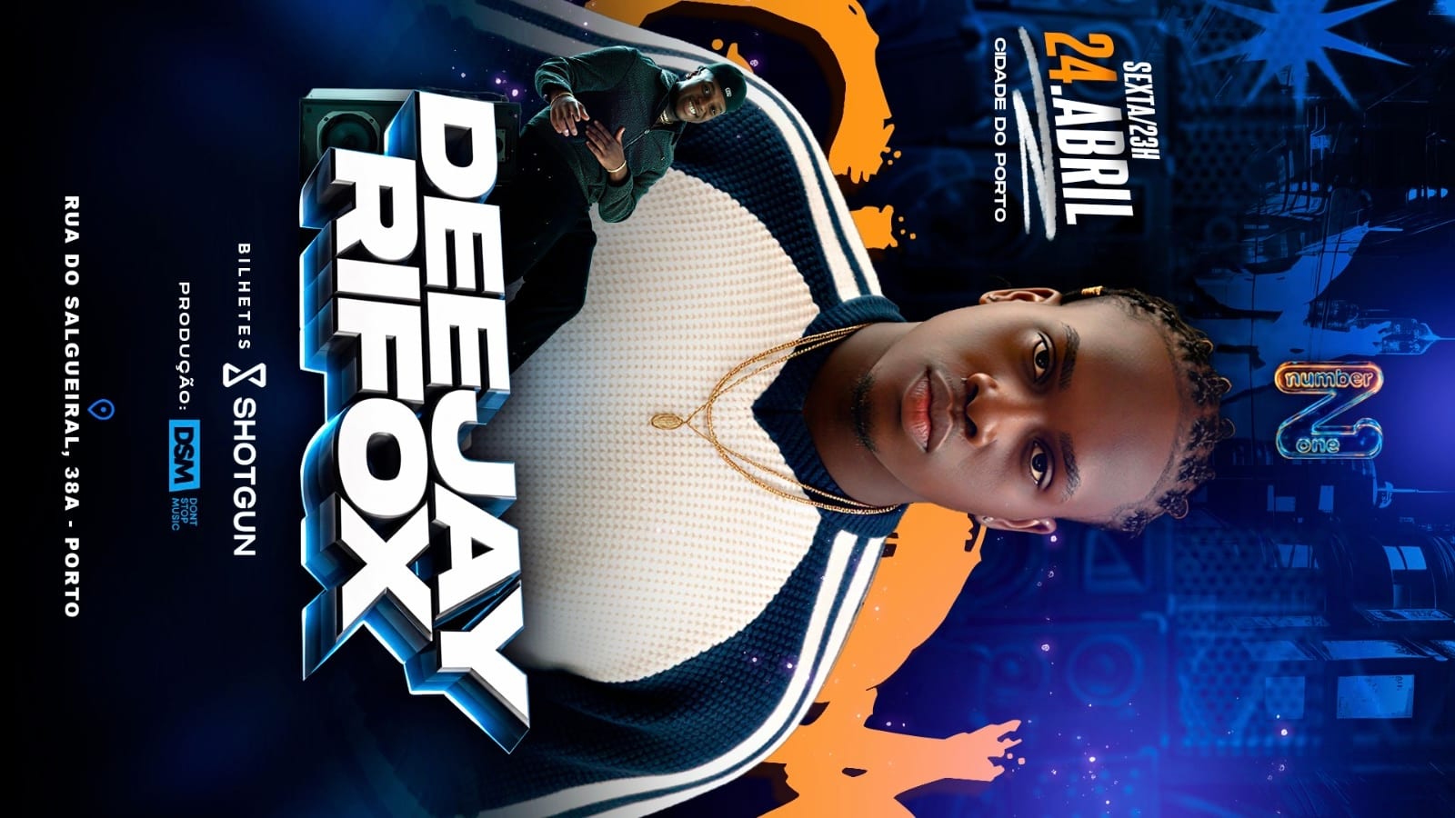 Deejay Rifox • Number One Porto | Sex 24 Abril Cover